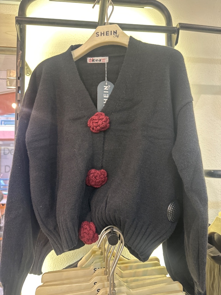 Flower Knit Pullover 4051