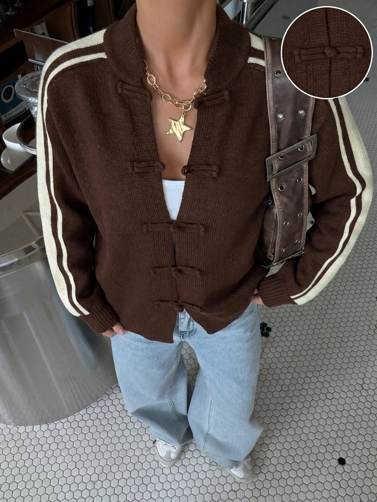 Frog Button Cardigan