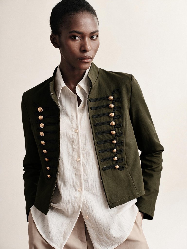 Army Green Military Jacket
