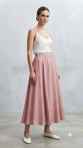 [76710] SKIRT5537 (White)