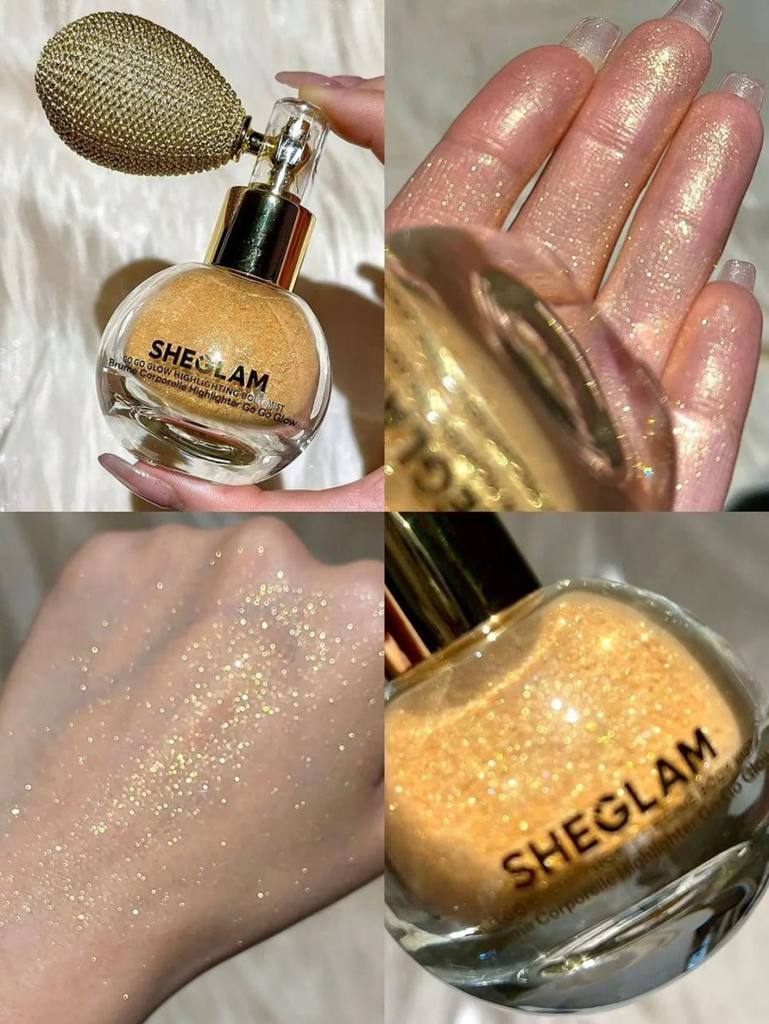 SHEGLAM Highlighting Gold Body Glitter Powder Spray