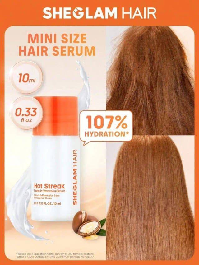 [72393] SHEGLAM Hair Hot Streak Theermal Glow Oil Elixer 10ml/0.3FL OZ