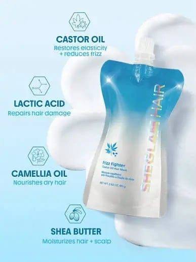 SHEGLAM Hair Frizz Fighter Castor Oil Hair