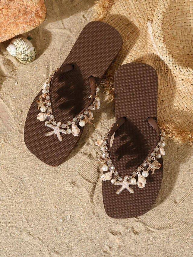 [76097] Sea Shell New Slipper (40)