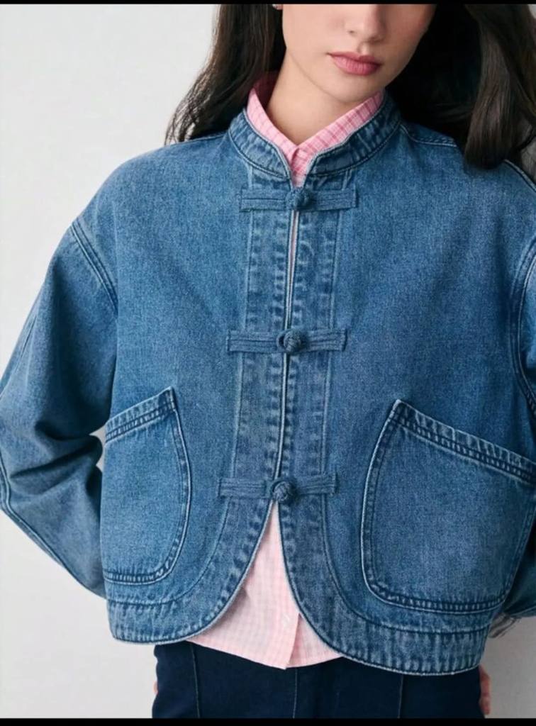 [77326] Short Denim Jacket (L)