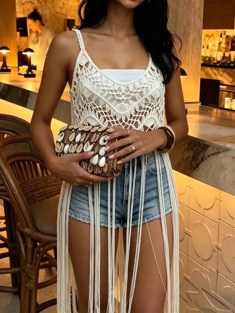 [77558] Frill Knitted Top 26 (M)
