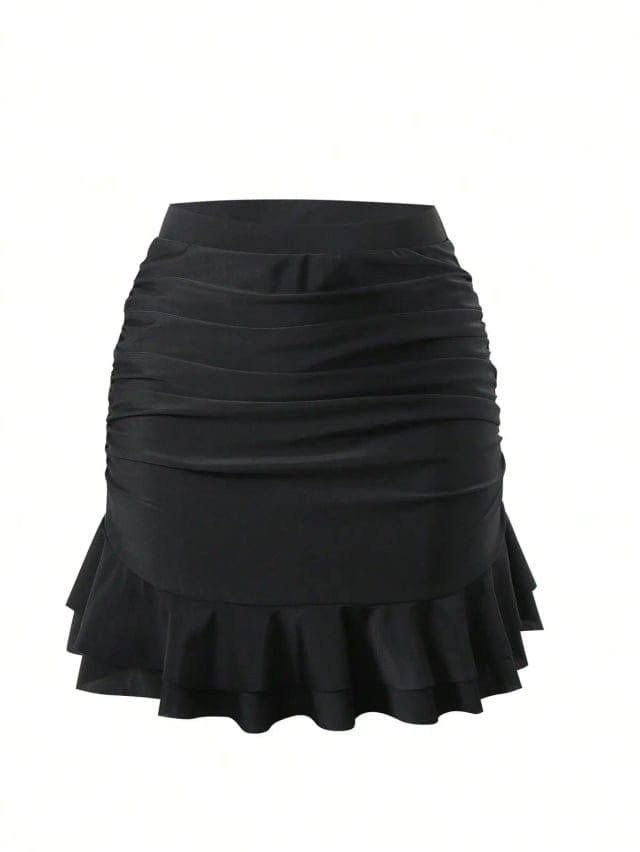 [77779] Short Skort Coverup Solid (M)