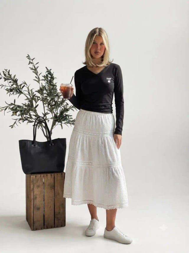 [23014] Long Skirt Dant. 8154 (S)