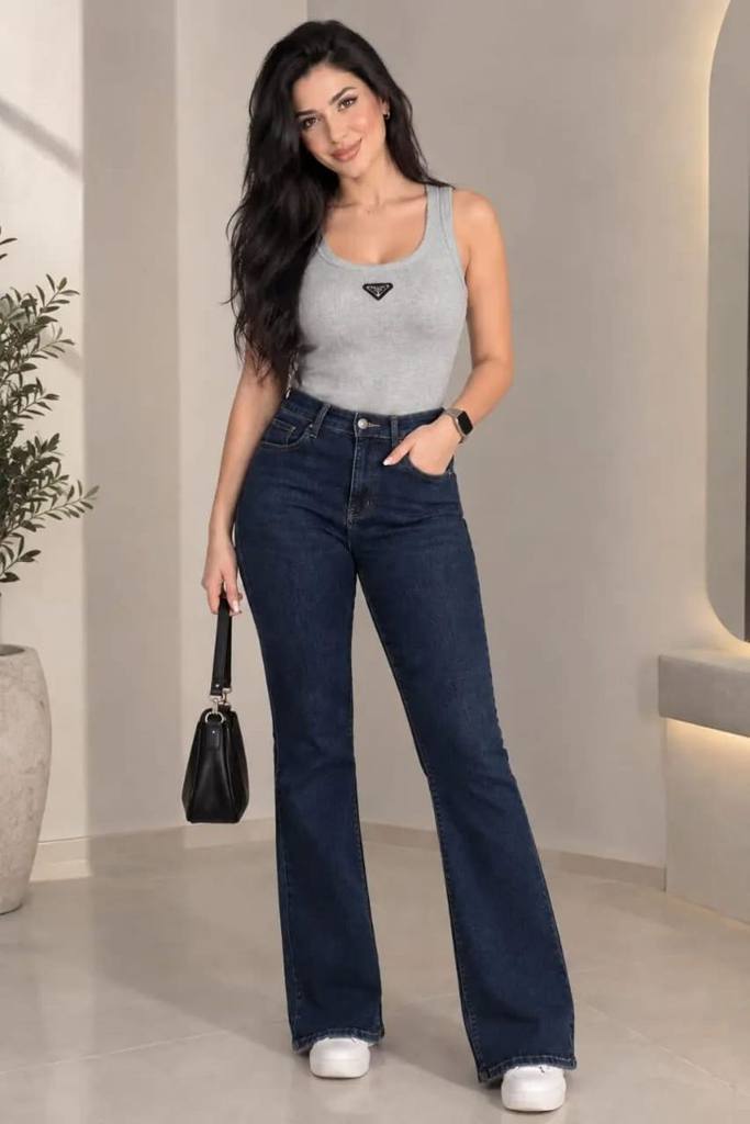 [11105] Charlestone Denim Pants 0373 (Dark Blue, 38)