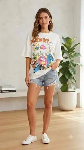 T-Shirt Oversize-10271-DEKKRY Print