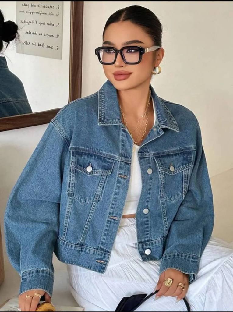 Short Jeans Jacket-1040-Short Jacket