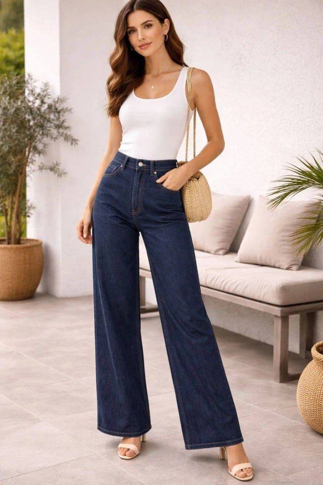 Wide Leg Denim Pants 297/1-2-3