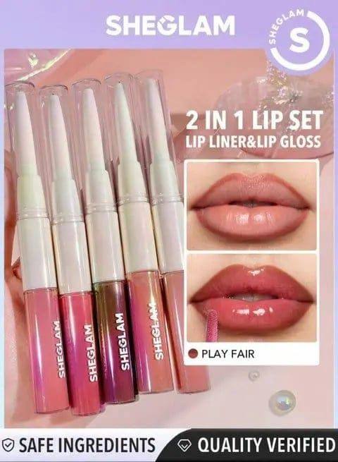 [29021] 2In1 Lip Liner & Lip Gloss